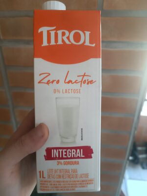 Leite sem lactose integral