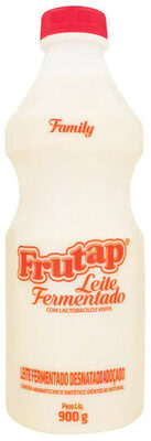 Leite Fermentado Desnatado Frutap Garrafa 900g Family