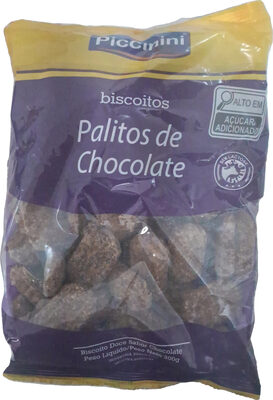Biscoito doce palitos de chocolate