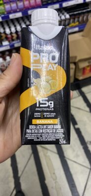 Bebida láctea UHT sabor banana