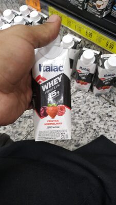 Beb Lactea Italac Whey 250ml 15g Frutas Vermelhas