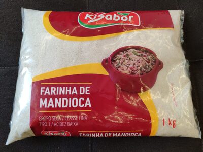 Farinha de mandioca seca fina
