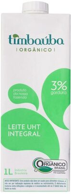 Leite UHT Integral Orgânico Timbaúba