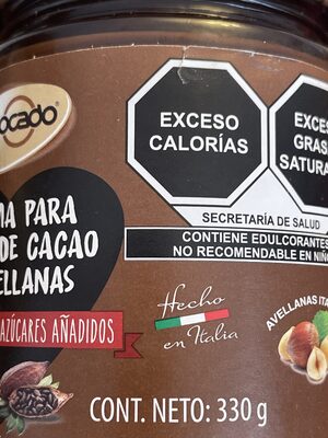 Crema para untar de cacao y avellanas