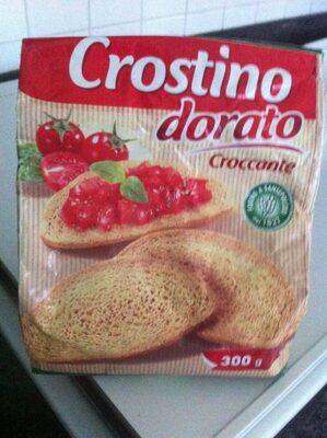 Crostino dorato croccante