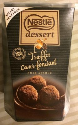 Dessert - Truffes cœur fondant Noir absolu