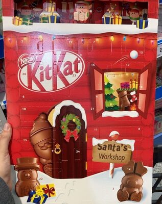 Calendario de adviento kitkat