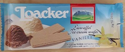 Eiswaffel Vanille