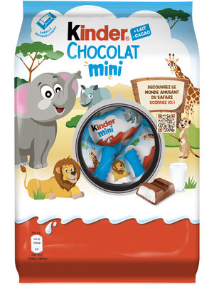 Kinder Mini Chocolat au lait avec fourrage au lait - 240g