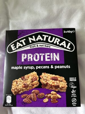 Maple Syrup, Pecan & Penuts Protein Bar