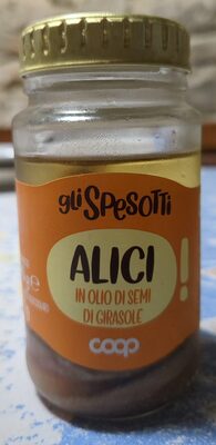 Alici in olio di semi di girasole