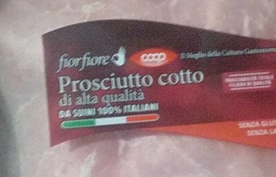 Prosciutto cotto