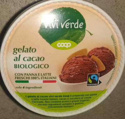 Gelato al cacao biologico