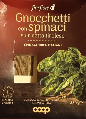 Gnocchetti con spinaci