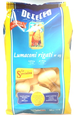 Lumaconi rigati n°123
