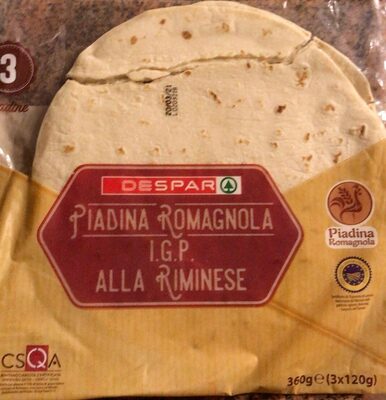 Piadina romagnola IGP alla riminese