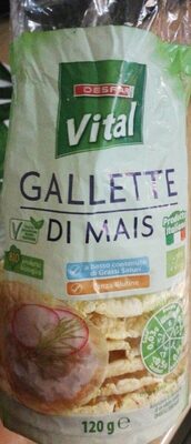 Gallette di mais biologiche