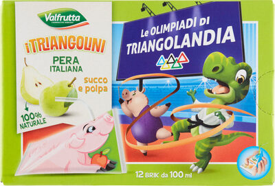 I triangolini pera italiana succo e polpa