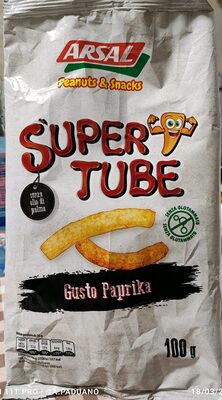 super tube snack al gusto paprika