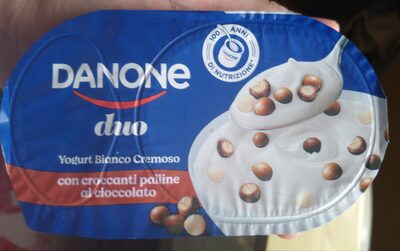 Duo - Yogurt bianco cremoso con croccanti palline al cioccolato