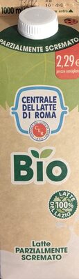 Latte parzialmente scremato bio
