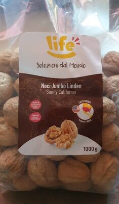 Noci in guscio sbiancate