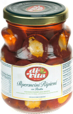 Poivrons fourrés avec ricotta