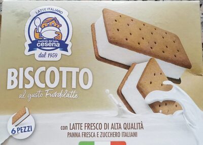Biscotto al gusto fiordilatte