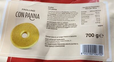 Frollino con panna