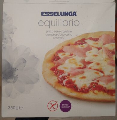 Pizza senza glutine con prosciutto cotto