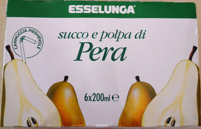 Succo e polpa di pera