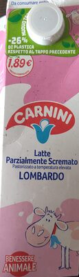 Latte parzialmente scremato lombardo