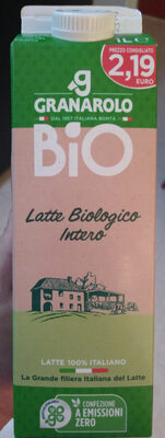 latte biologico intero