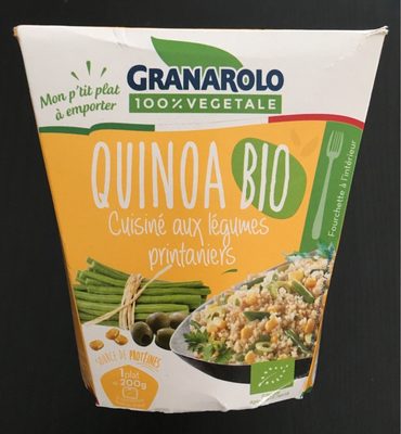 Quinoa Bio cuisiné aux légumes printaniers