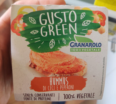 Hummus di ceci e peperoni