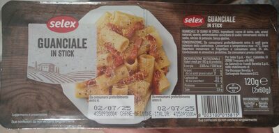 Guanciale in stick