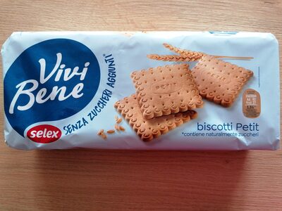 Biscotti petit Vivi bene senza zuccheri aggiunti Selex
