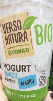 Yogurt bianco biologico magro