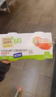Yogurt cremoso verso natura bio fragola