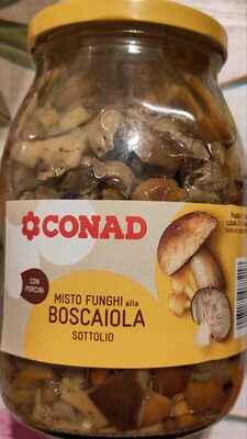 Misto funghi alla boscaiola sottolio