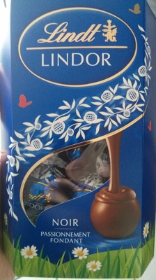 Lindor - Bouchées de chocolat noir fourré d'un suprême fondant