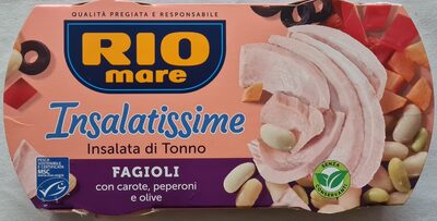 Insalatissime Insalata di Tonno con carote, peperoni e olive