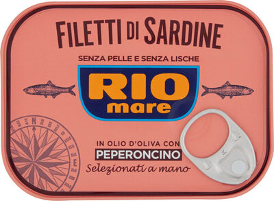 Filetti di sardine in olio d'oliva con peperoncino