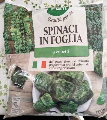 Pam panorama spinaci in foglia
