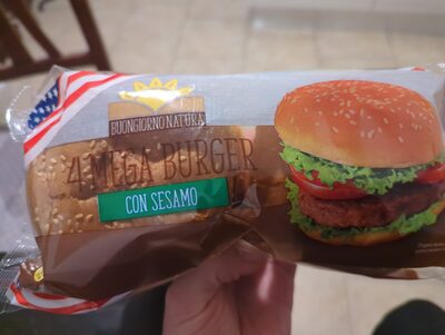 Pane Mega Burger con sesamo