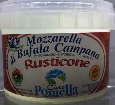 Pomella Rusticone Semi Soft Cheese Mozzarella Buffalo Balls