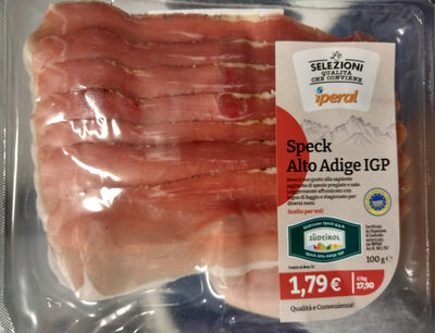 Speck Alto Adige IGP