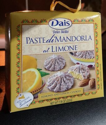 Paste di mandorla al limone