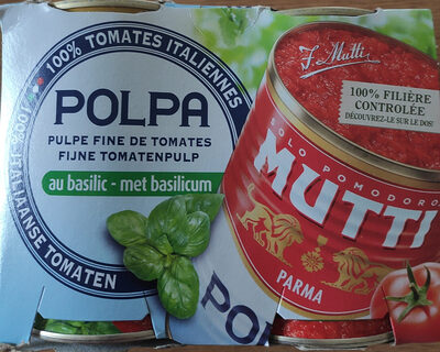 Pulpe tomates concassées fines au basilic