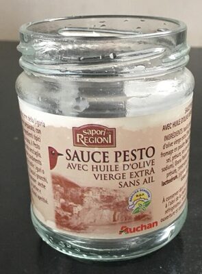 Sauce Pesto avec huile d’olive vierge extra sans ail